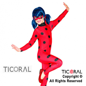 DISFRAZ LADYBUG NIA CAND TALLE 4 X 1